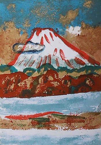 梅原龍三郎作品【富士山】の買取・査定はミライカ美術にお任せください