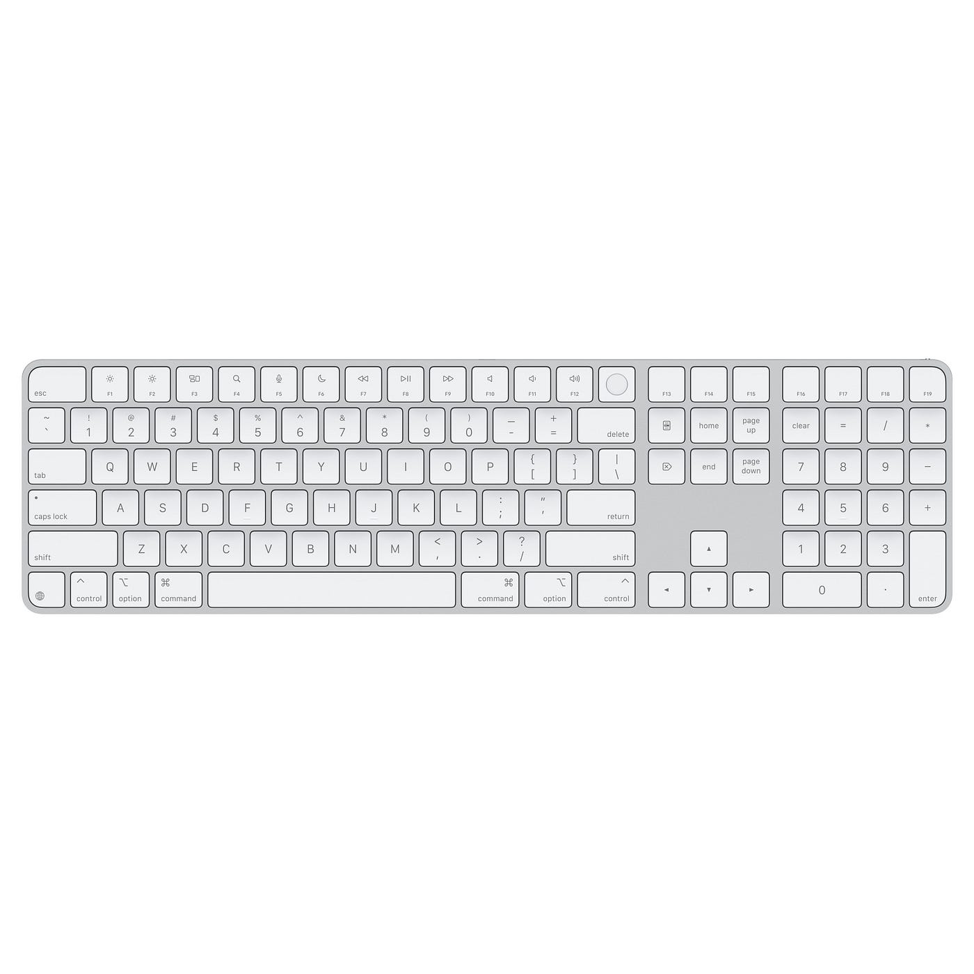 2024 Apple Magic Keyboard USB-C with Touch ID & Numeric Keypad