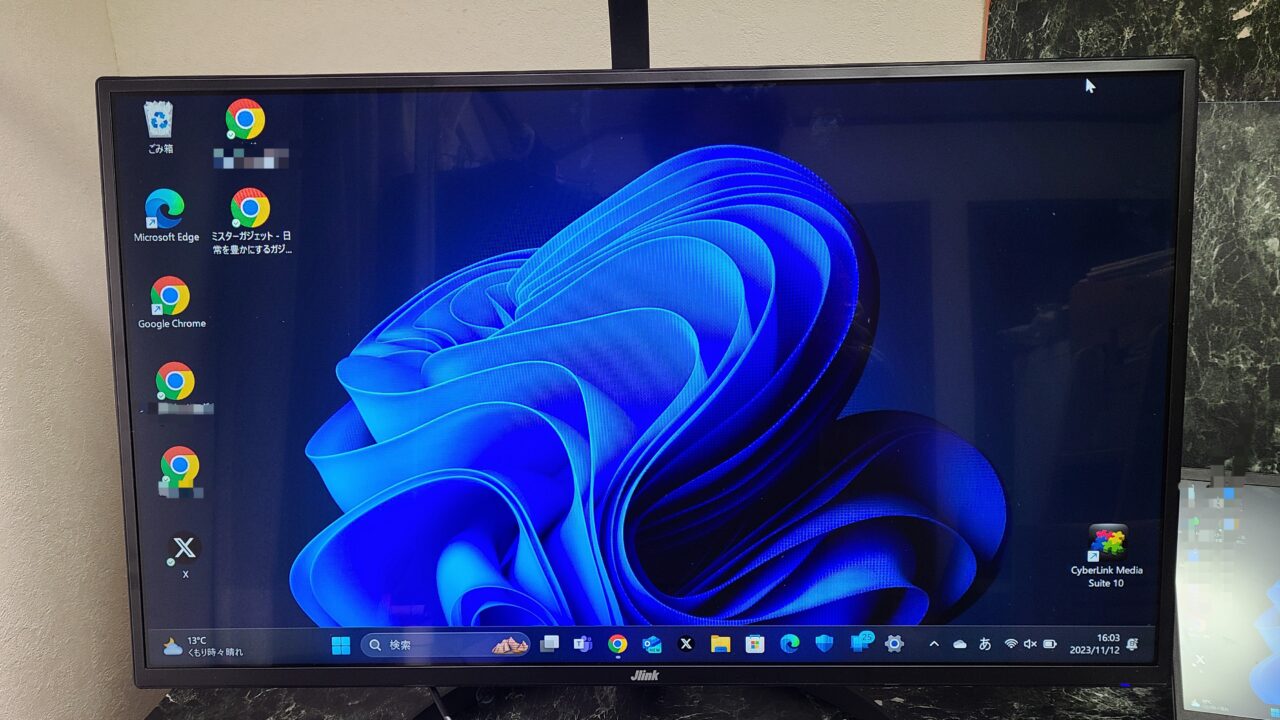 Jlinkの32インチフルHD、VAパネルモニター‎をレビュー！