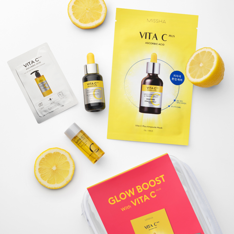 Glow Boost with Vita C Plus Skincare Set – MISSHA US