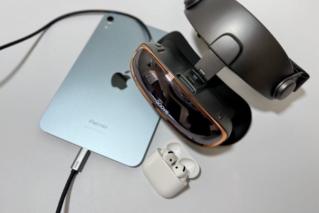 自宅で映画体験】GOOVIS PRO VRヘッドセット 収納ケース付き【4K