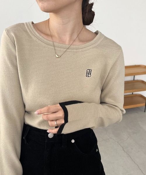 CAPRICIEUX LE'MAGE】1ポイントバイカラーニット｜パルグループ