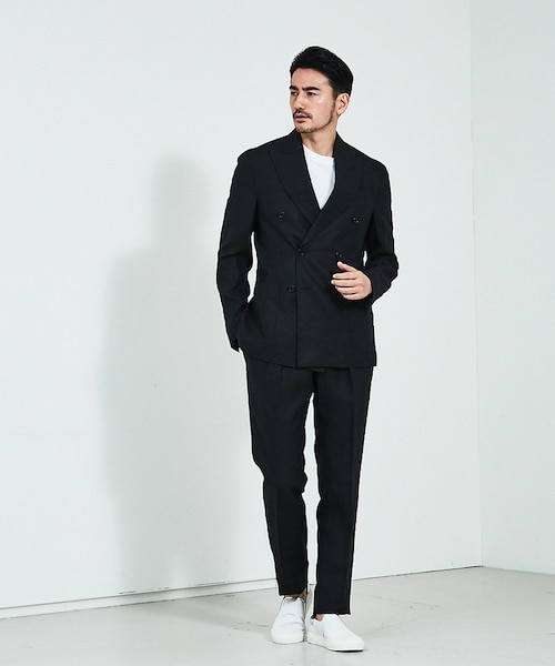 De Petrillo/デ ペトリロ アイリッシュリネンダブルスーツ｜デザイン