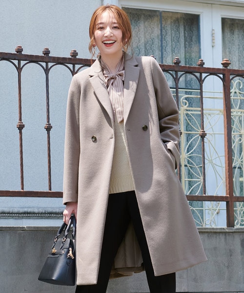 ウールライクダブルチェスター コート｜エニィスィスの通販｜&mall
