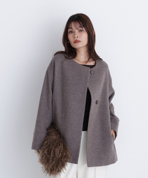 毎日に“ちょうどいい”カシミヤ混コート｜ナチュラルビューティー