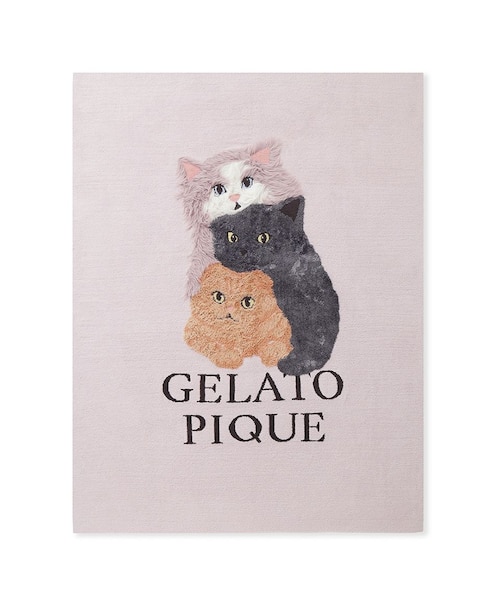 Sleep】CAT3柄 ジャガードマルチカバー｜ジェラートピケの通販｜&mall