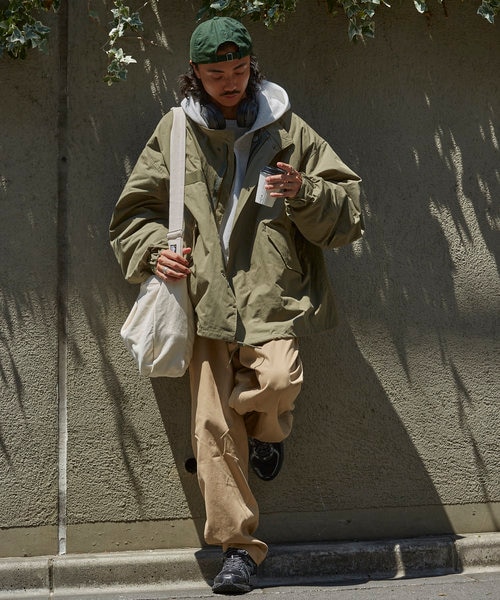 限定展開 ビッグシルエット ライナーセット ショートモッズコート