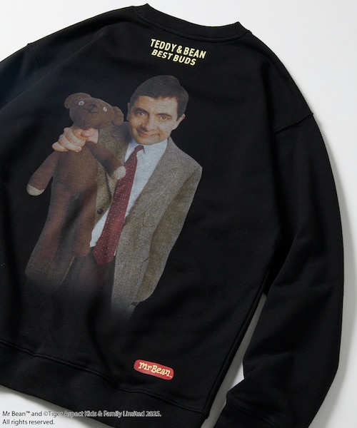 Mr. Bean/ミスタービーン Back Print Sweat /Teddy & Bean / テディ