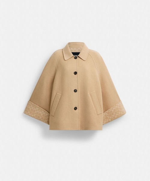 公式】ウール スウィング コート｜コーチ アウトレットのアウトレット