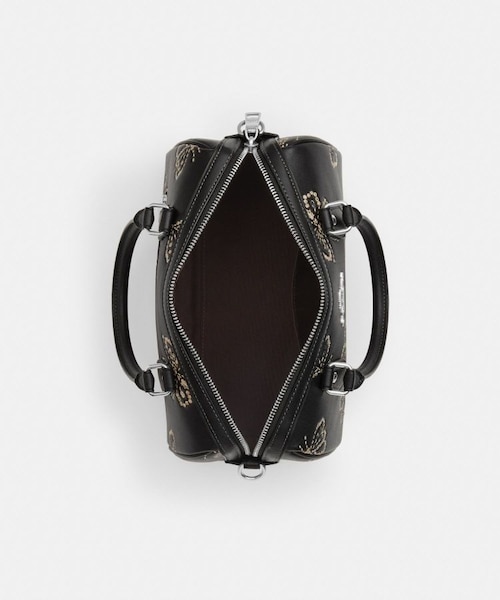 公式】ローアン サッチェル バッグ・バタフライ プリント｜コーチ