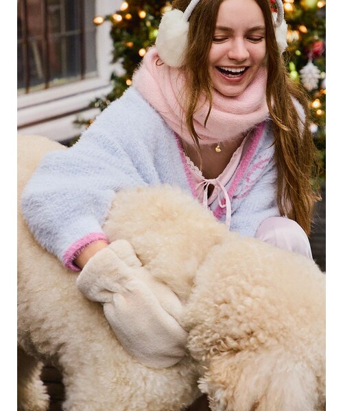 ラメフェザーカーディガン｜ジェラートピケの通販｜&mall（アンド