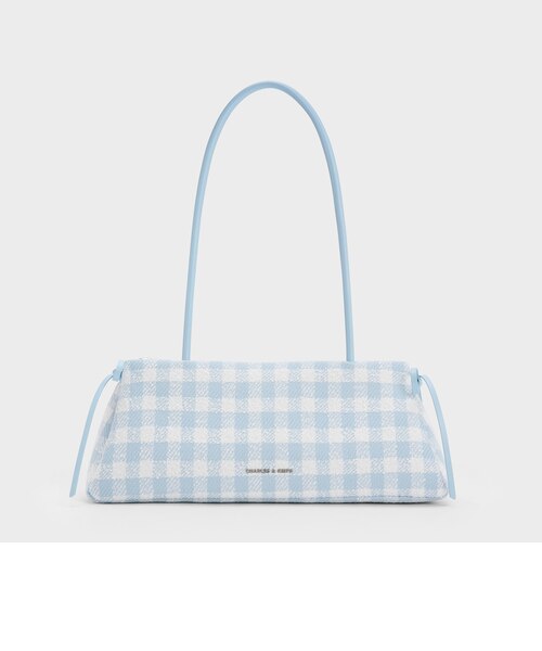 Hazel ヘーゼル ギンガムボウショルダーバッグ｜チャールズ＆キースの