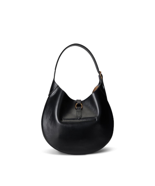 Polo ID ミディアム レザー ショルダー バッグ｜ポロ ラルフ ローレン