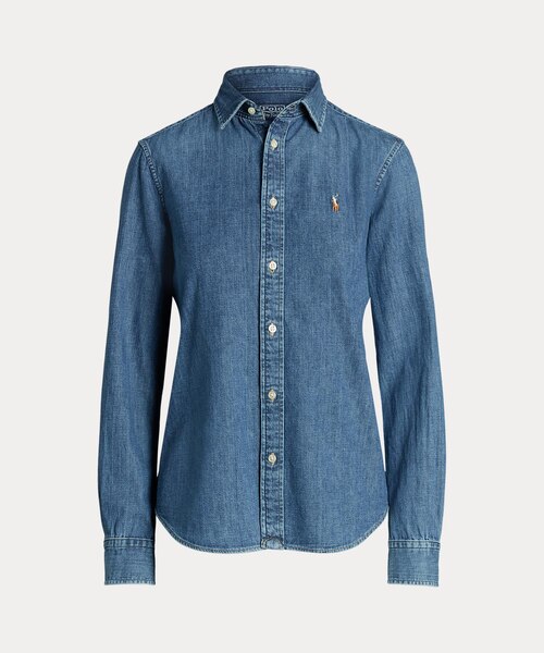 スリム フィット デニム シャツ｜ポロ ラルフ ローレンの通販｜&mall