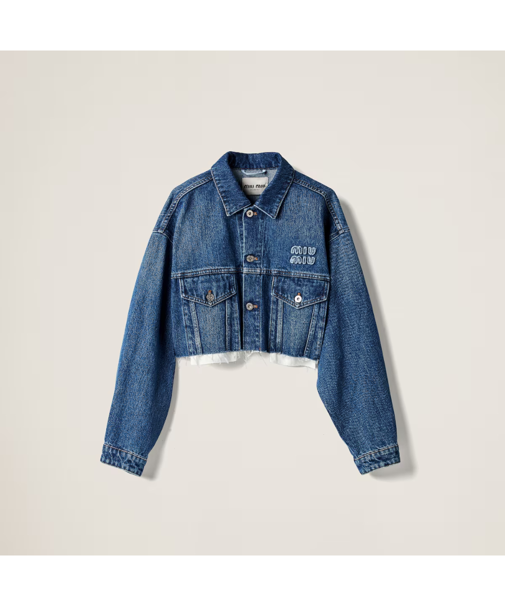 MIU MIU/ミュウミュウ通販 | デニム ブルゾンジャケット【送料無料