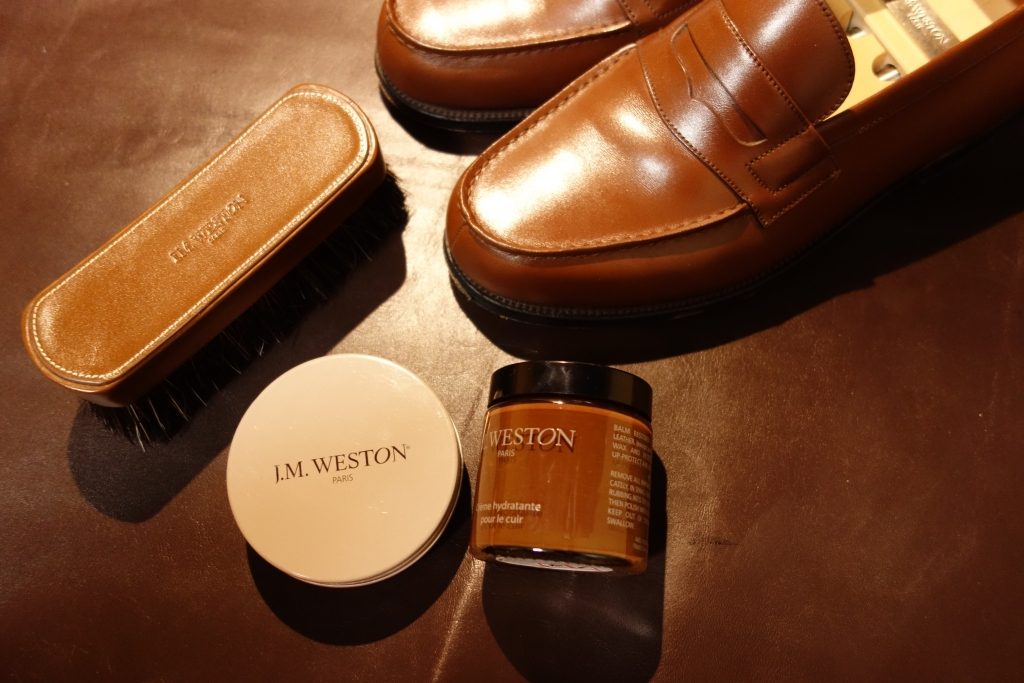 J.M.Westonのお手入れシューケアのやり方（パリサントノーレ店直伝の靴