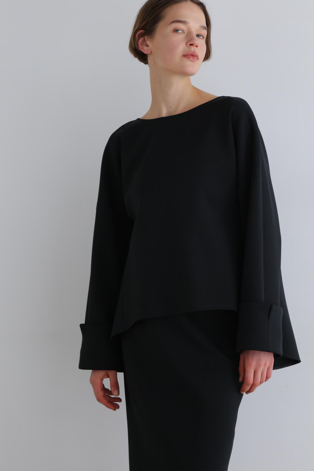 スキューバダンボールバックタックブラウス | LE PHIL（ル フィル