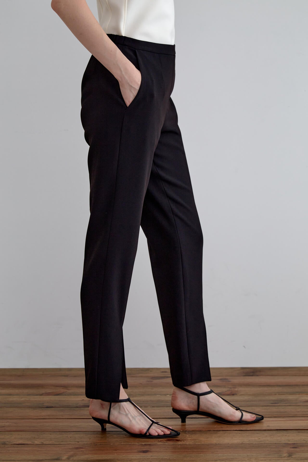 EC限定】2WAYツイルフロントスリットパンツ（＋5cm丈） | LE PHIL（ル