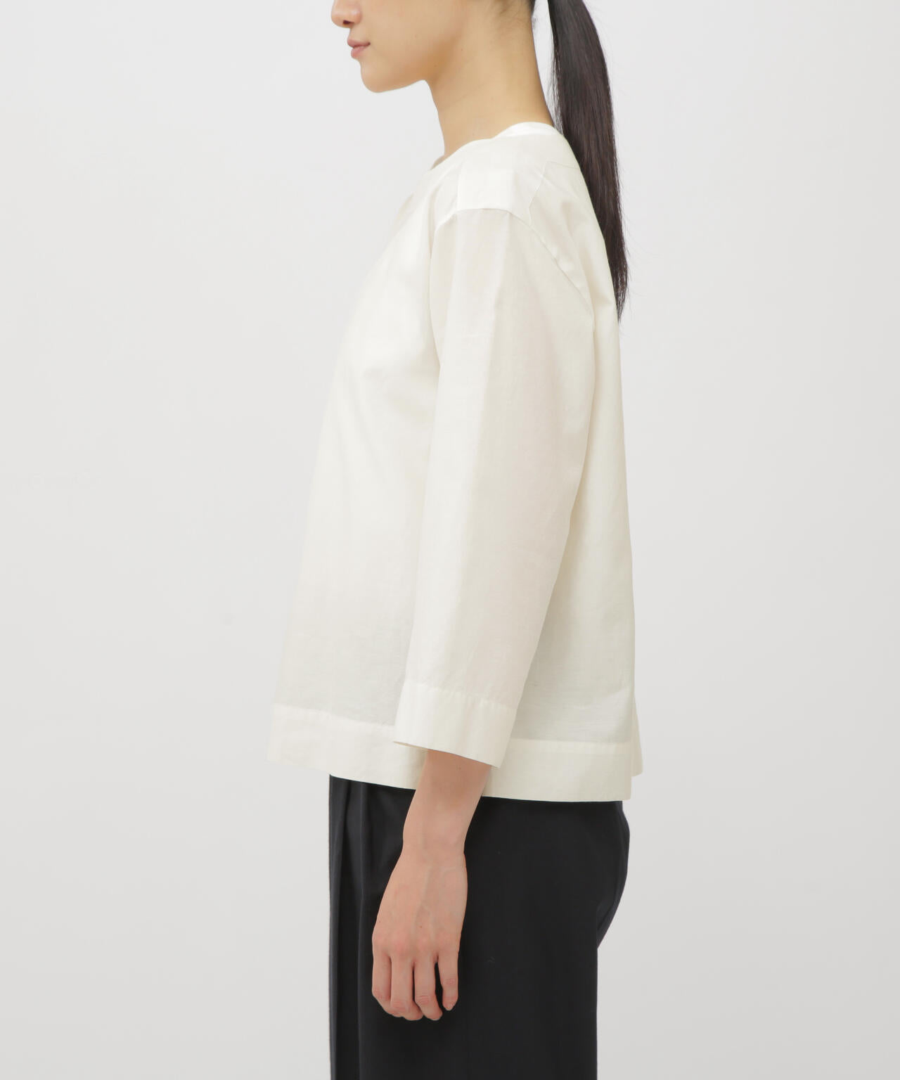 SOFT COTTON SILK SHIRT | MARGARET HOWELL（マーガレット・ハウエル