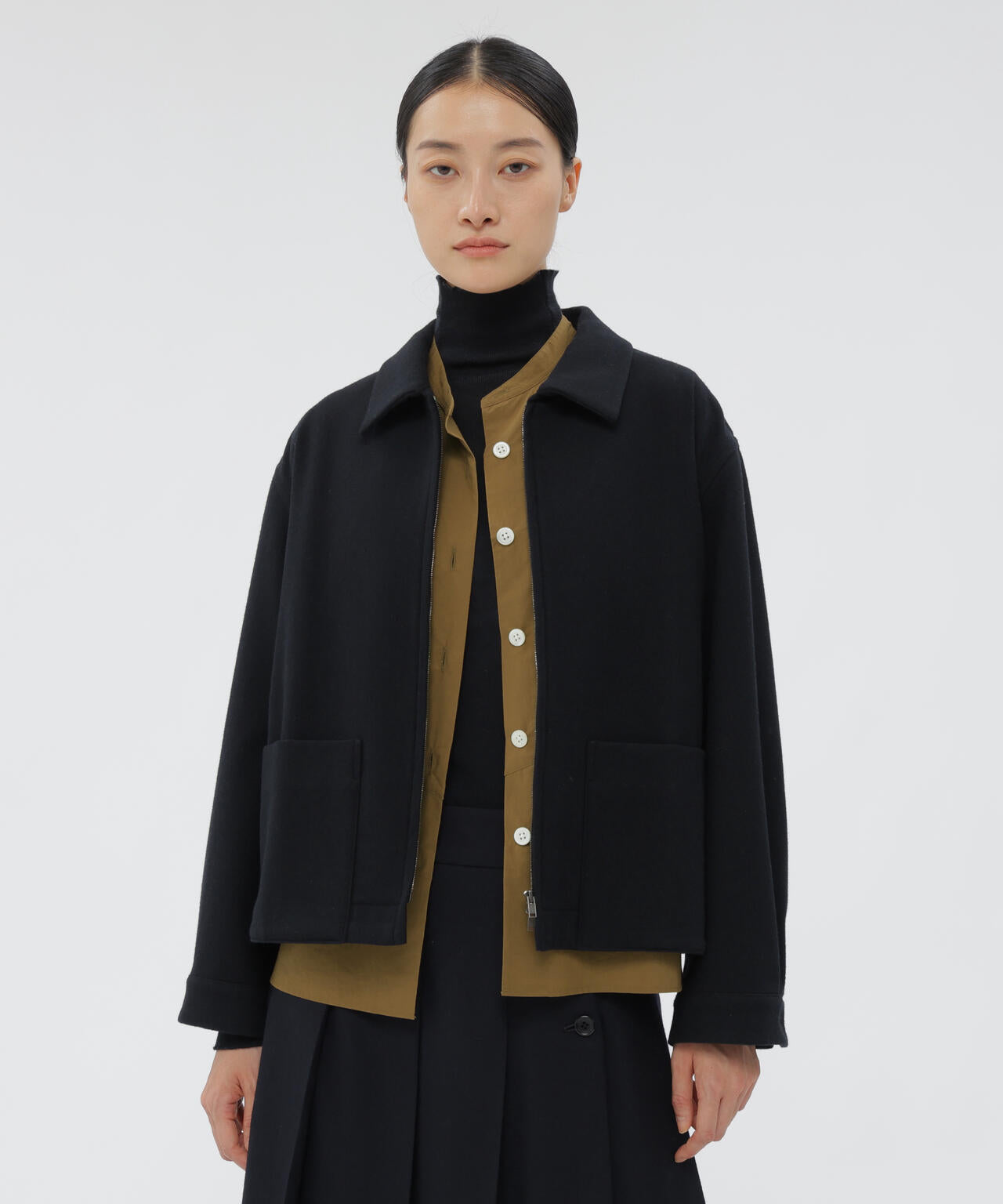 MILLED WOOL TWILL BLOUSON | MARGARET HOWELL（マーガレット