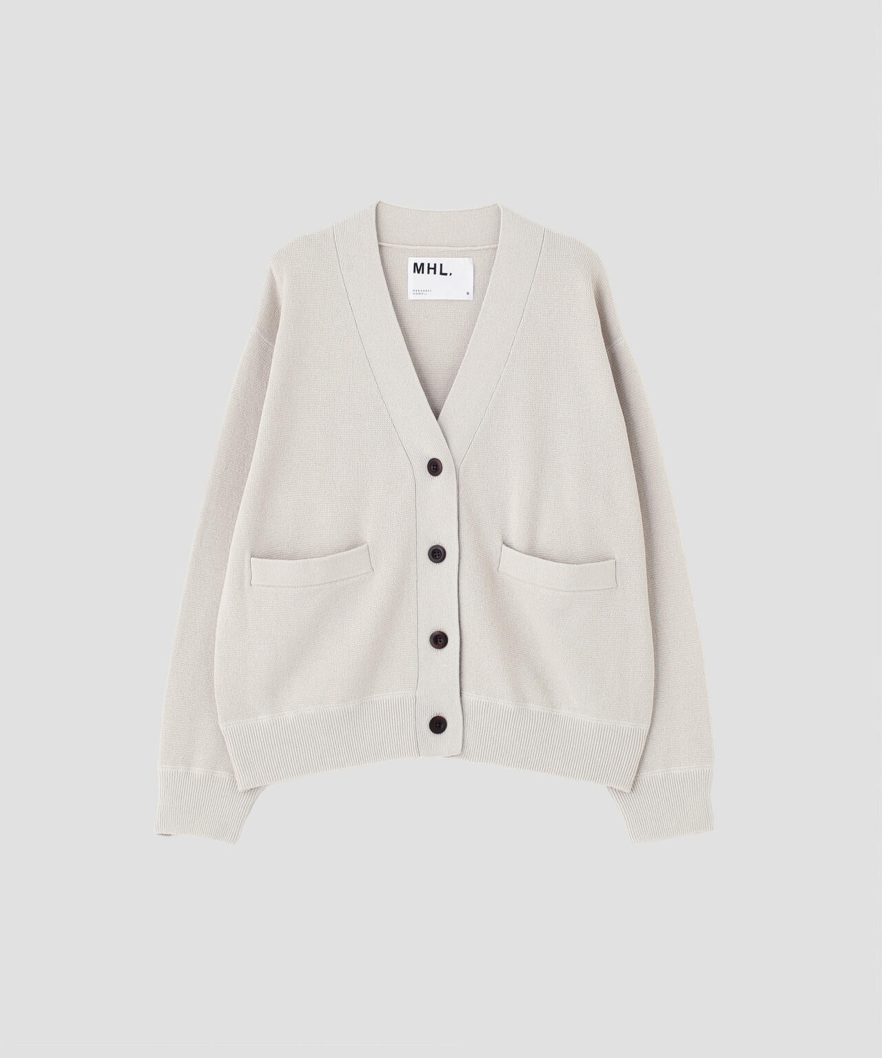 DRY WORN COTTON RIB KNITWEAR | MARGARET HOWELL（マーガレット