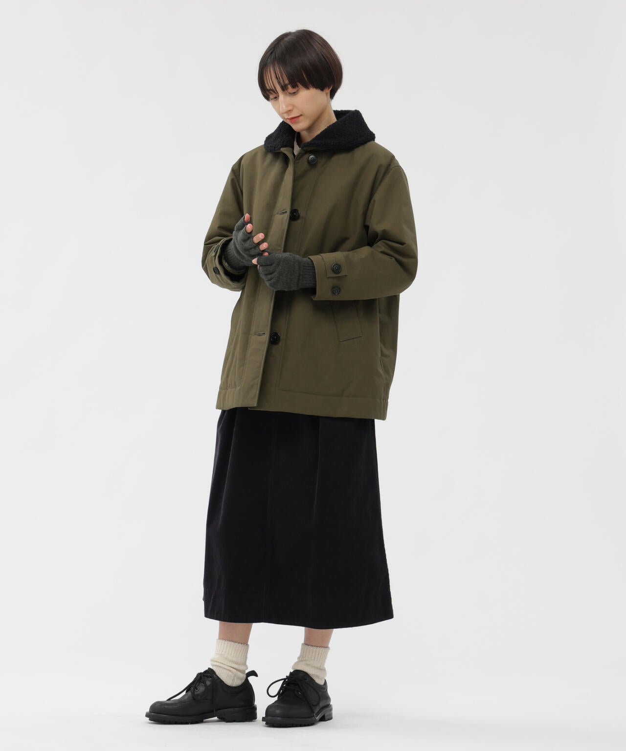 DRY COTTON CANVAS COAT | MARGARET HOWELL（マーガレット・ハウエル