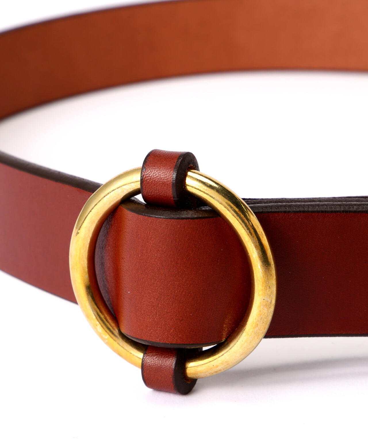 TORY LEATHER/トリーレザー】Strap Belts with Ring Buckle リング