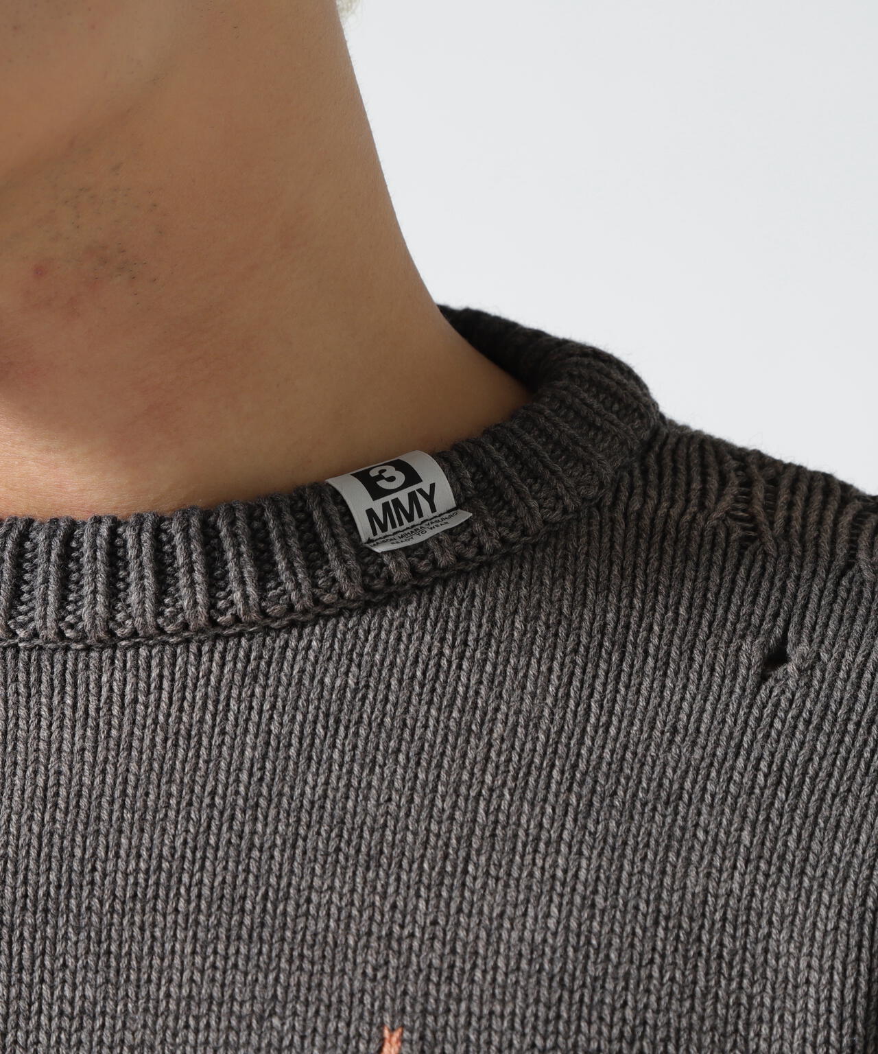 Maison MIHARAYASUHIRO/メゾン ミハラヤスヒロ/WHALE JACQUARD KNIT