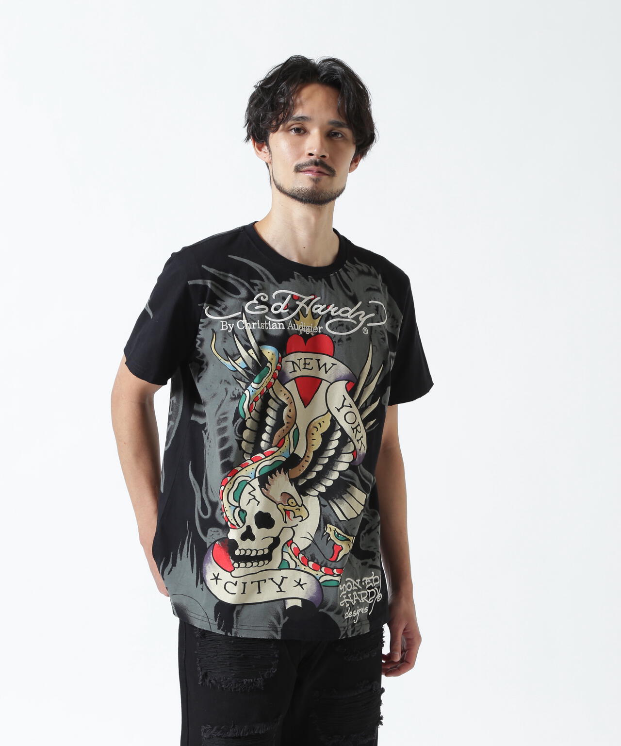 Ed Hardy/エド ハーディー/EDMG SS TEE_NYC | ROYAL FLASH（ロイヤル