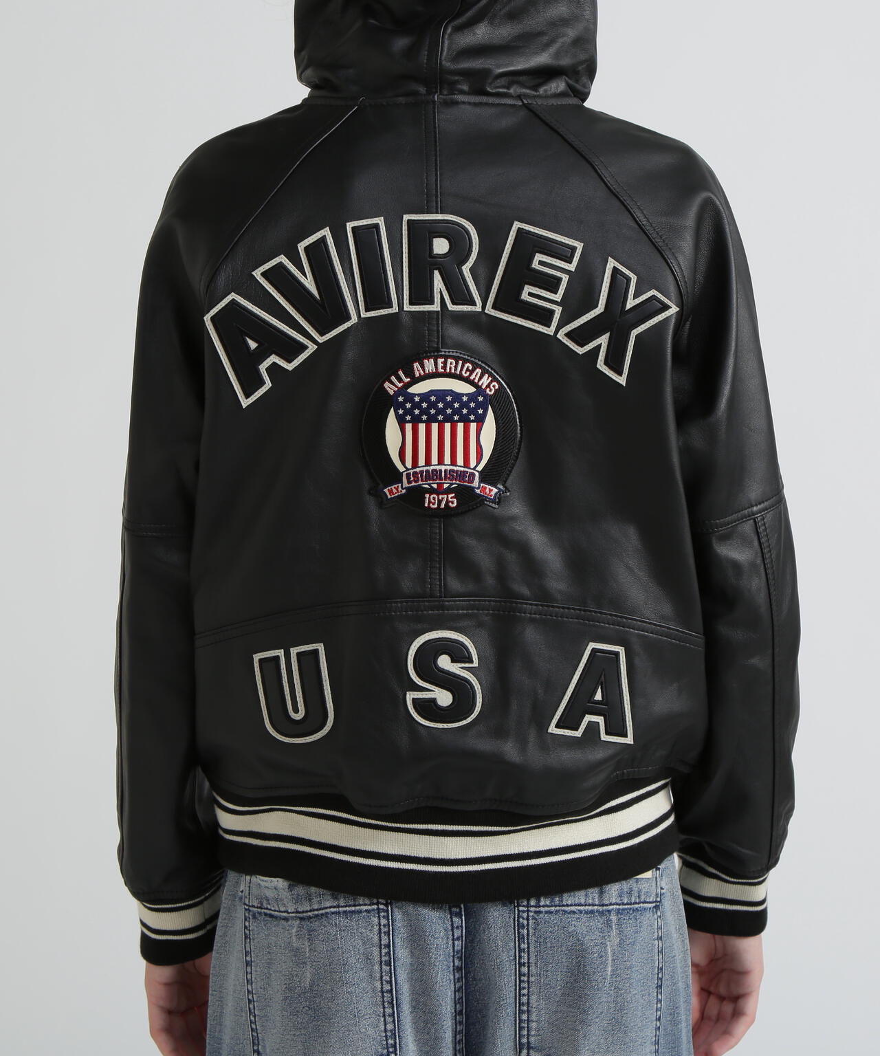 WOMAN》SIGNATURE HOODED LEATHER | AVIREX（アヴィレックス