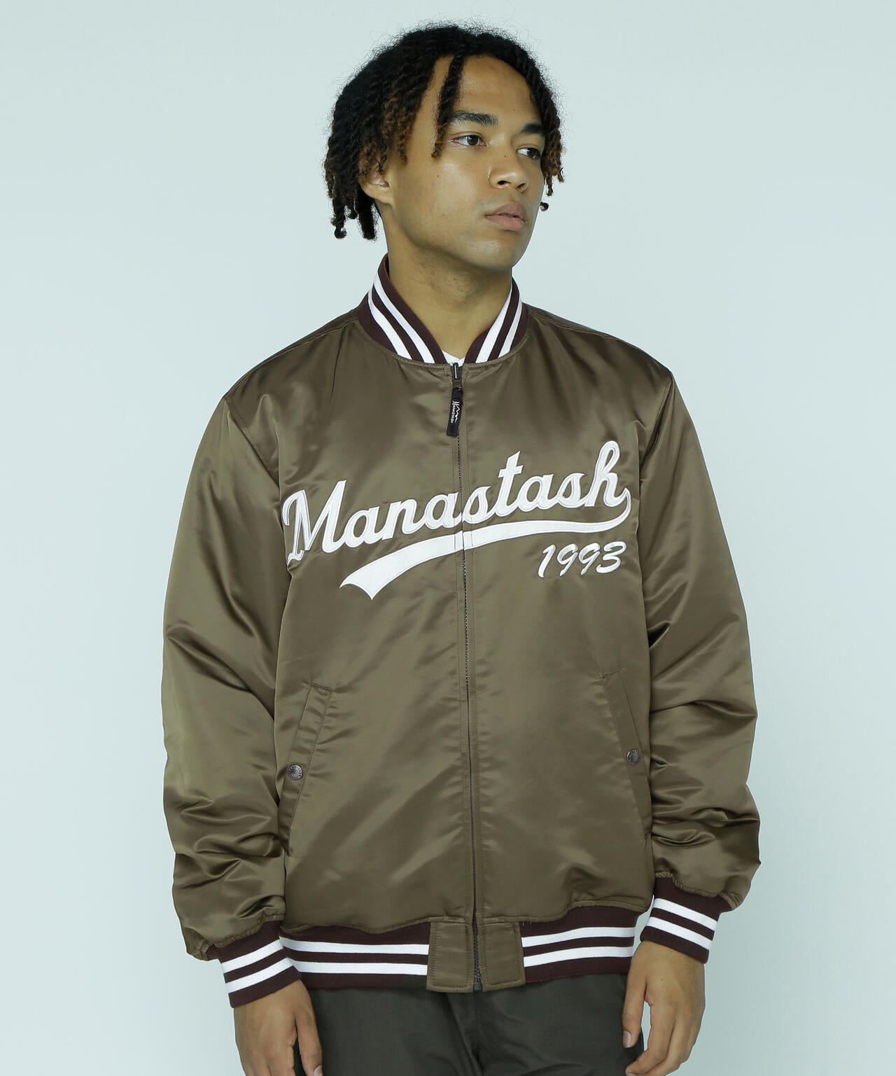MANASTASH/REVERSIBLE NYLON VARSITY JACKET | MANASTASH（マナ