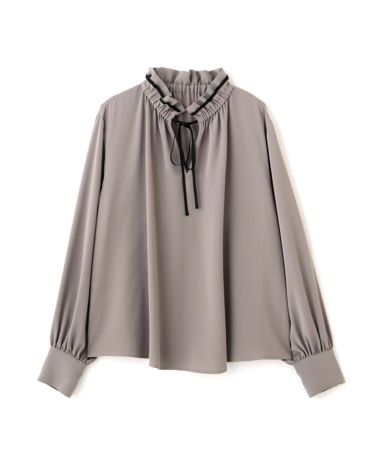 バイカラーリボンとろみブラウス | N. Natural Beauty Basic*（エヌ