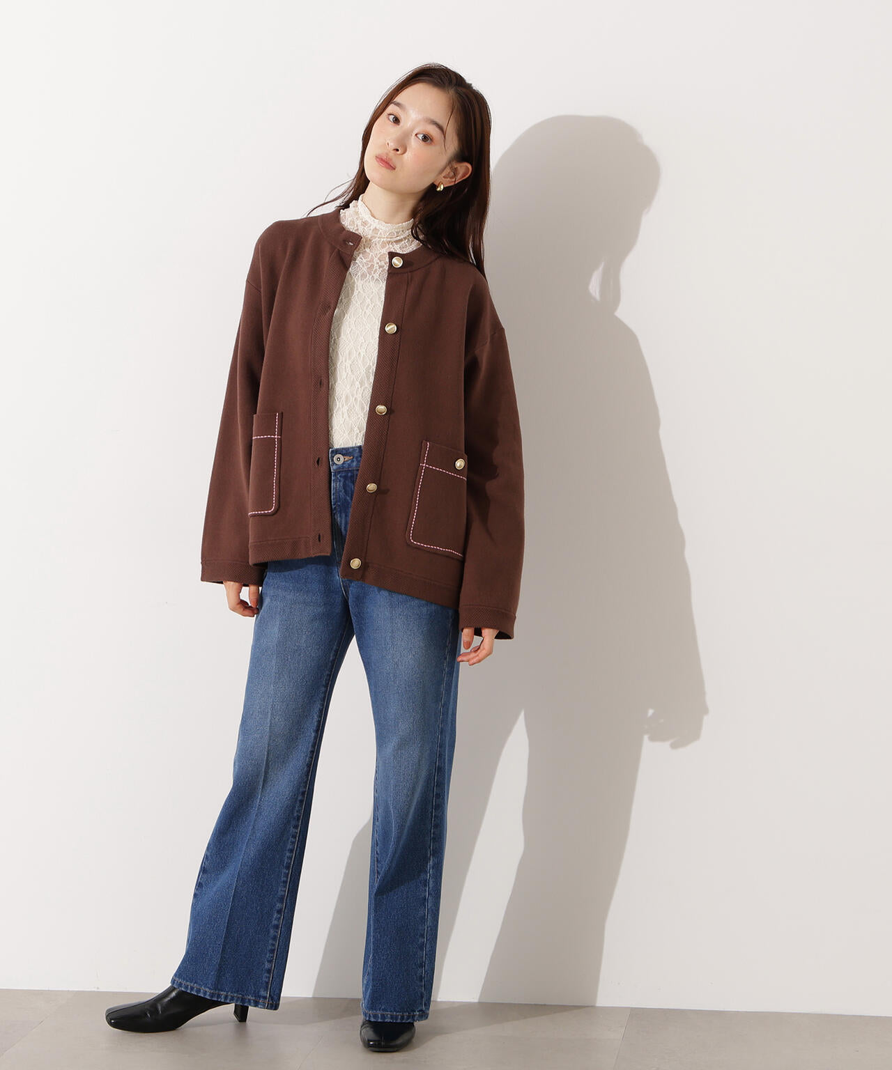 ミドル丈ニットジャケット | N. Natural Beauty Basic*（エヌ