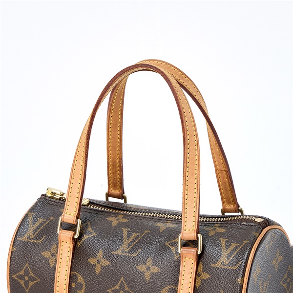 LOUIS VUITTON パピヨン 19 ハンドバッグ ブラウン ゴールド PVC