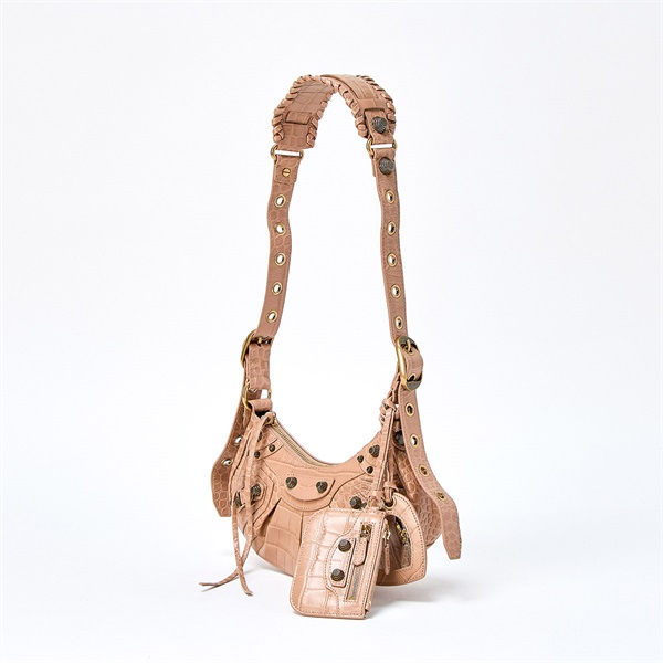 BALENCIAGA ルカゴール XS ショルダーバッグ 671309 ベージュ ゴールド