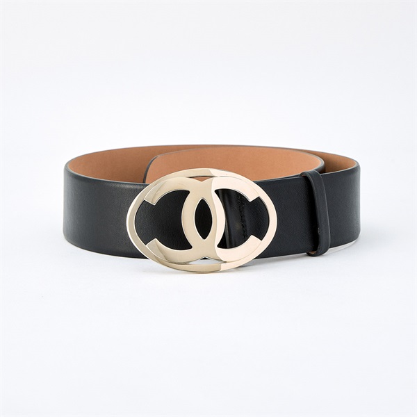 CHANEL ココマーク ベルト 75/30 ブラック ゴールド ベジタブル