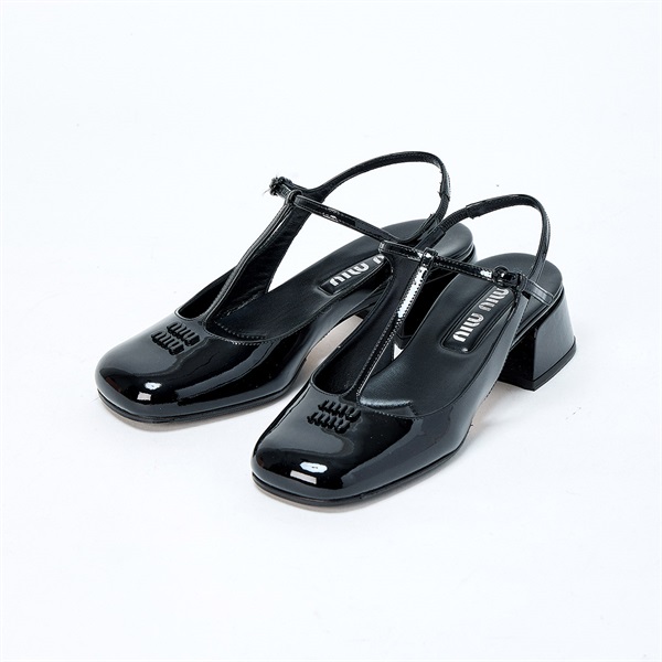 MIU MIU ミュール 37 ブラック パテントレザー | MixTHINKS（ミックス