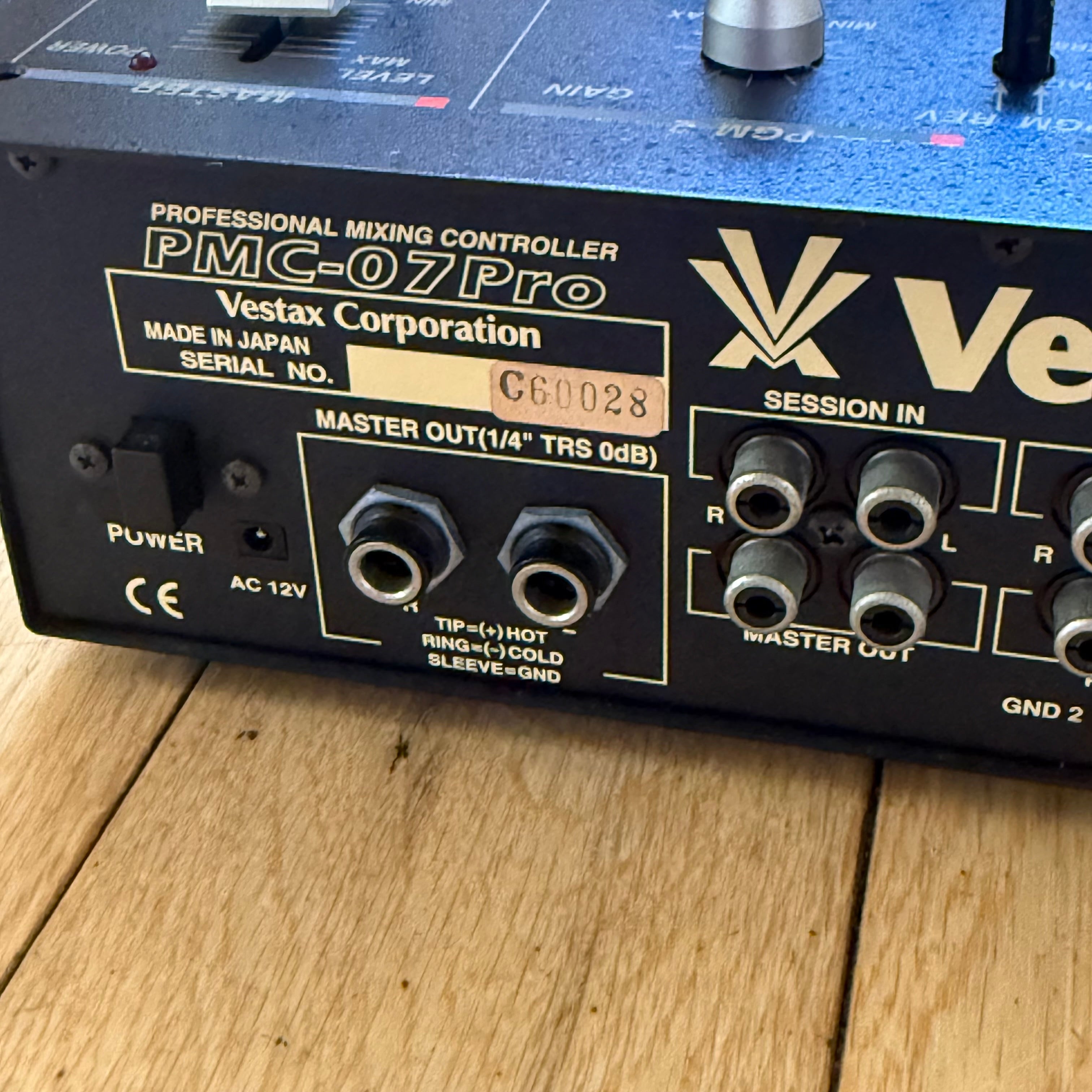 Vestax PMC-07 Pro Black Mixer | Serviced & Upgraded