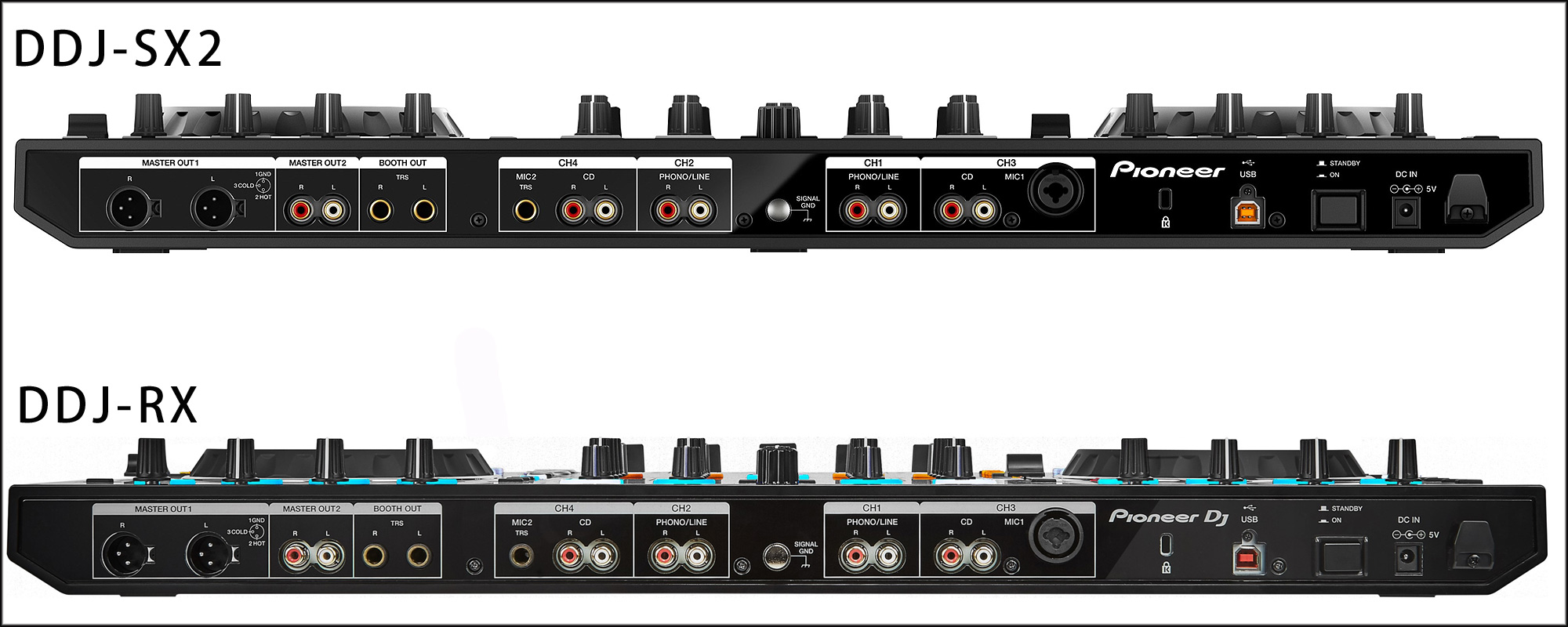 PCDJコントローラー比較☆DDJ-SX2 vs DDJ-RX 徹底比較☆Pioneer DJの