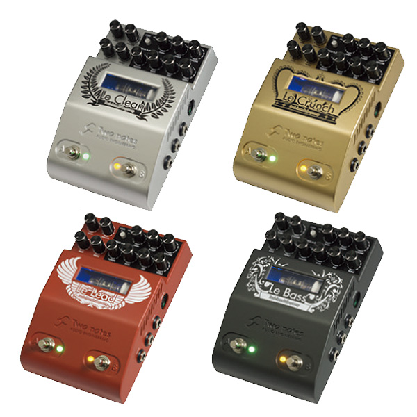 真空管を搭載、MIDI対応ペダル型プリアンプ Two notes / Le Preamp