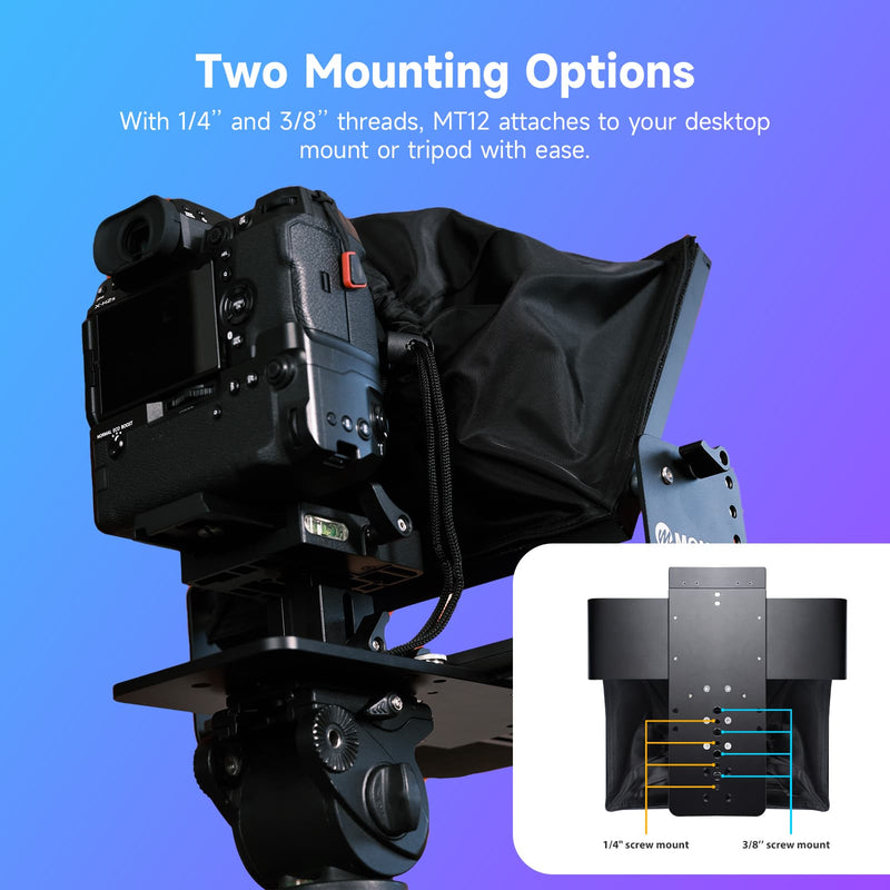 Best Professional Teleprompter for Video Moman MT12 | Moman