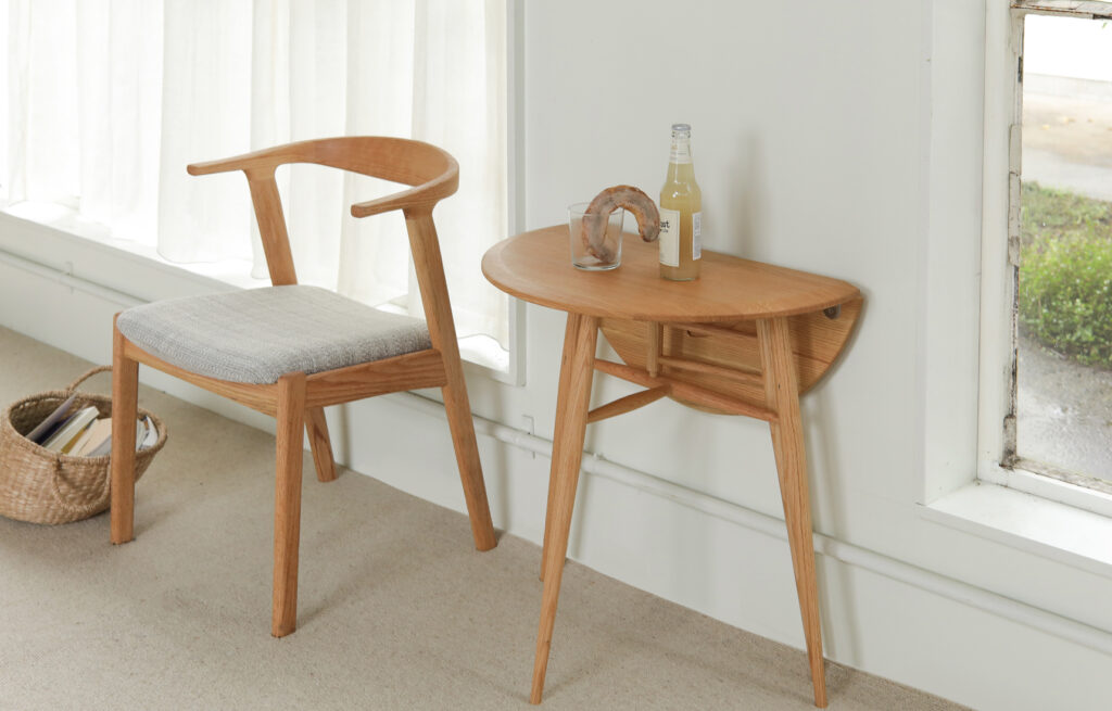 形が変わるテーブルでリビングを快適に - MOMO NATURAL