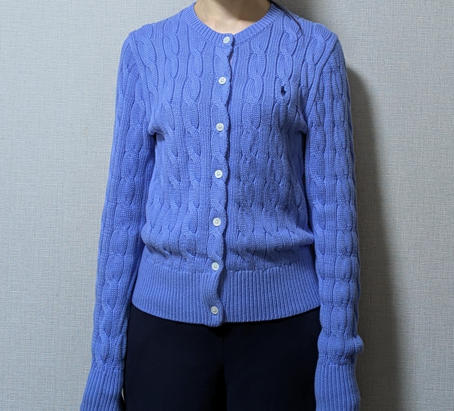 購入品紹介】ラルフローレン・ケーブルニットカーディガンを買いました