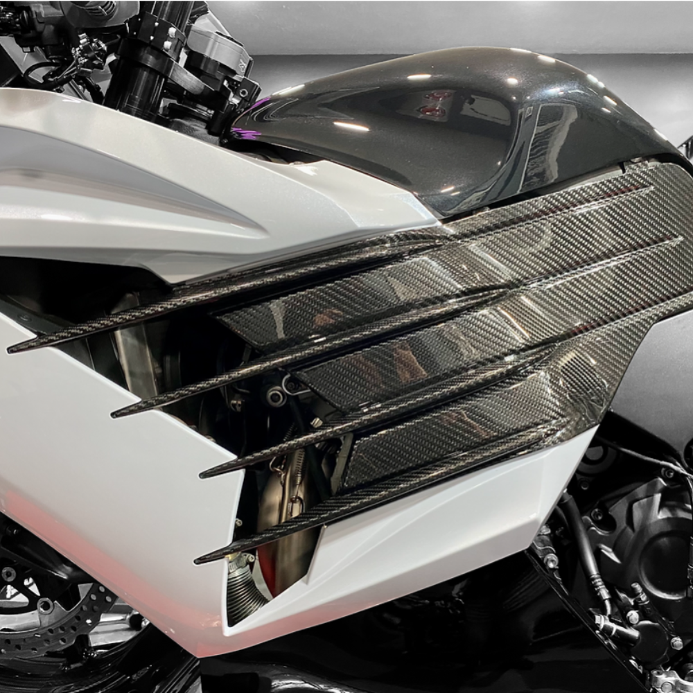 AGM ZX14R Carbon Fiber Side Gills - Montgomery Motorsports