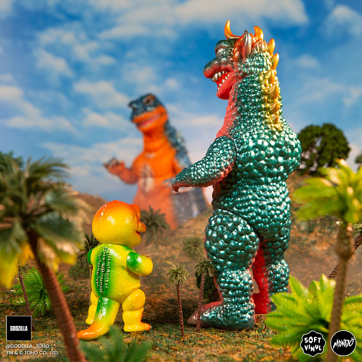 All Monsters Attack Soft Vinyl Figure Set - Tropical Variant – Mondo