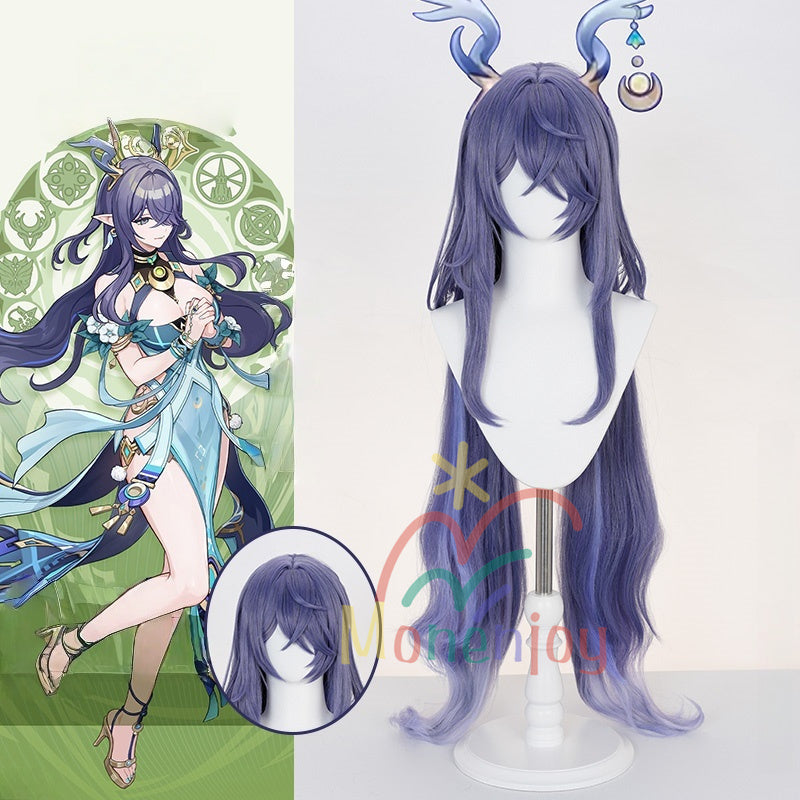 Monenjoy 原神 ラウマ ウィッグ コスプレ道具 カツラ イベント