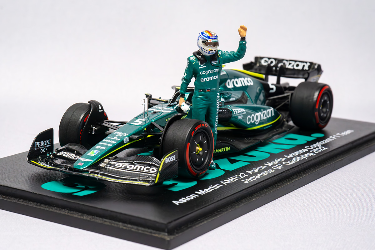 ポストホビー別注 Spark Aston Martin AMR22 S. Vettel Japanese GP