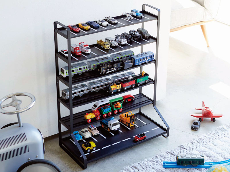 山崎実業 ミニカー＆レールトイラック タワー tower | ディスプレイ