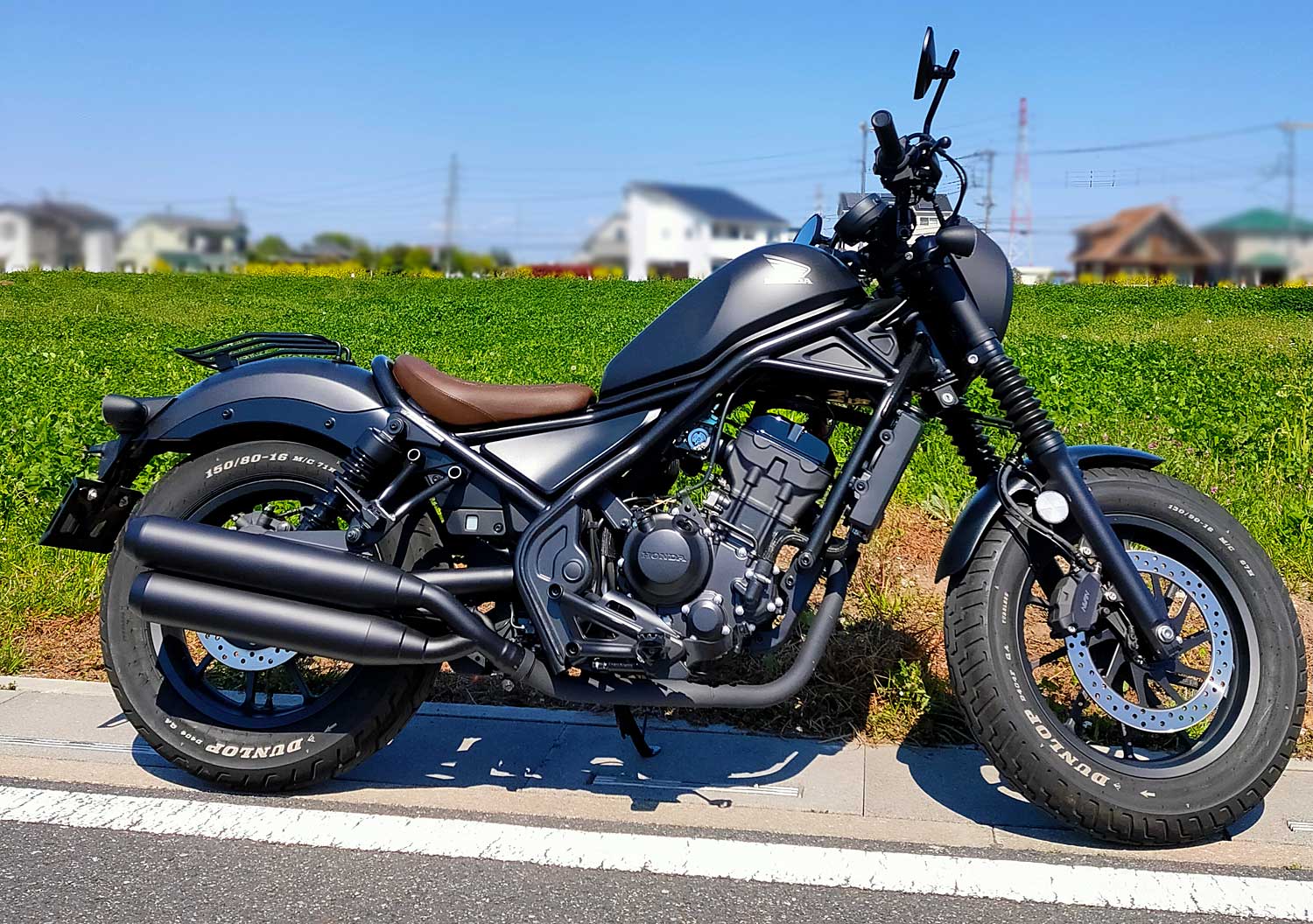 マフラー BEAMS パワーヘッダー W / ホンダ レブル250 | 月の中