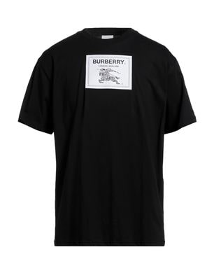 BURBERRY T-Shirts and Tops | Black Men's T-shirt | YOOX